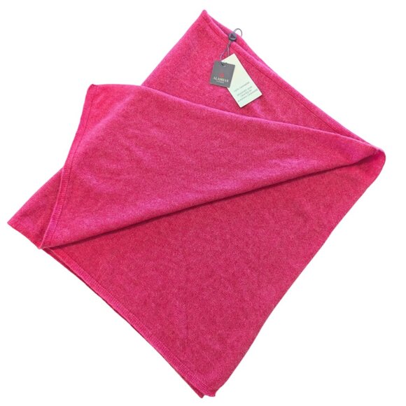 ALASHAN CASHMERE Nwt Dress Topper Bloom Pink Ultra Soft Luxurious Poncho Scarf - Picture 3 of 10